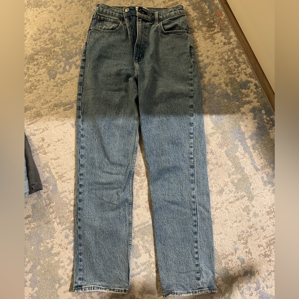 Abercrombie ultra high rise 90s straight jeans